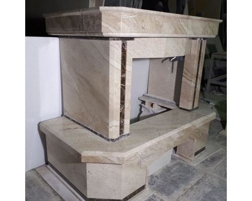 КП-25014 каминная облицовка с нижним отсеком для дров